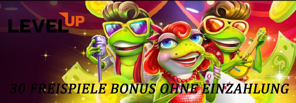 LevelUp Casino Freispiele Bonus ohne Einzahlung